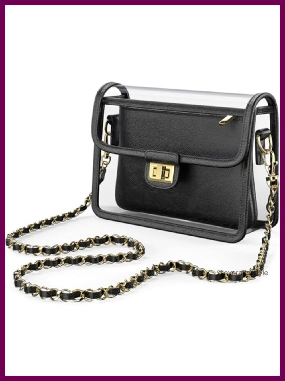 Clear Crossbody Purse TPU RFID Wallet Stadium Approved Bag